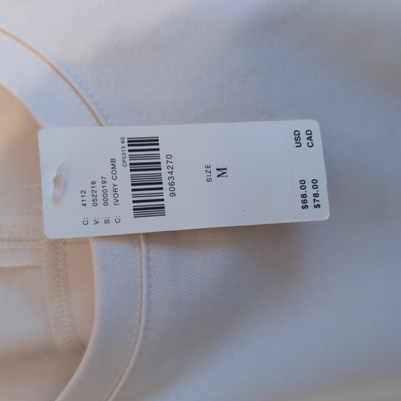 Anthropologie White and Blue Ruffled Tank Top - Picture 7 of 7